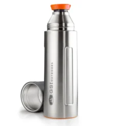 GSI Outdoors Glacier Stainless Vacuum Bottle 1 L Silver
