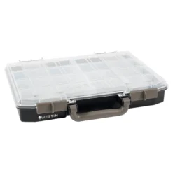 Westin W6 Lure Vault 57x337x278 Incl. 10 Inserts Black/Clear
