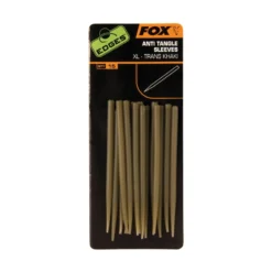 Fox Edges Anti Tangle Sleeve XL Trans Khaki 15pcs