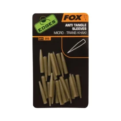Fox Edges Anti Tangle Sleeve Micro Trans Khaki 25pcs