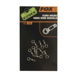 Fox Edges Kuro Micro Hook Ring Swivels 10pcs