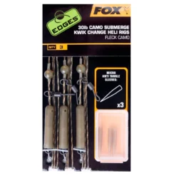 Fox Edges Camo Submerge Heli Rigs Kwik Change Kit 40lb