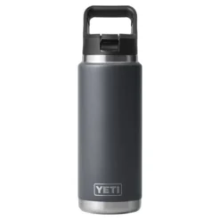 Yeti Rambler 26 Oz Straw Bottle - Charcoal